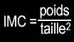 Formule du calcul de l'IMC